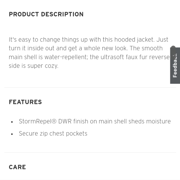 Eddie Bauer Deer Harbor Reversible Hooded Puffer Jacket - Picture 3 of 13